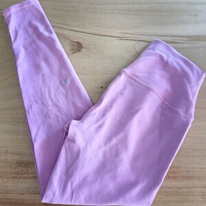 ALO Yoga Pastel Pink High-Waist Leggings